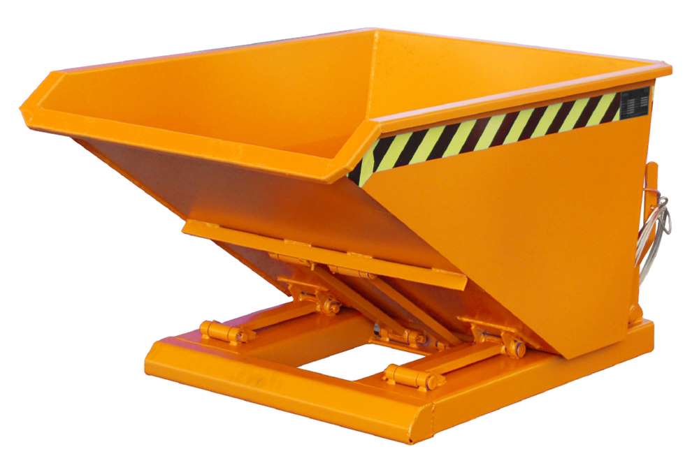 Produktbild Bauer Kippbehälter NK 30 lackiert in der Farbe Gelborange