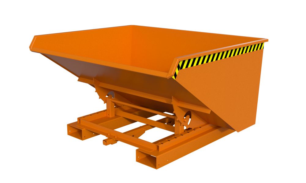 Produktbild Bauer Kippbehälter lackiert in der Farbe Gelborange4A 900 bild 2