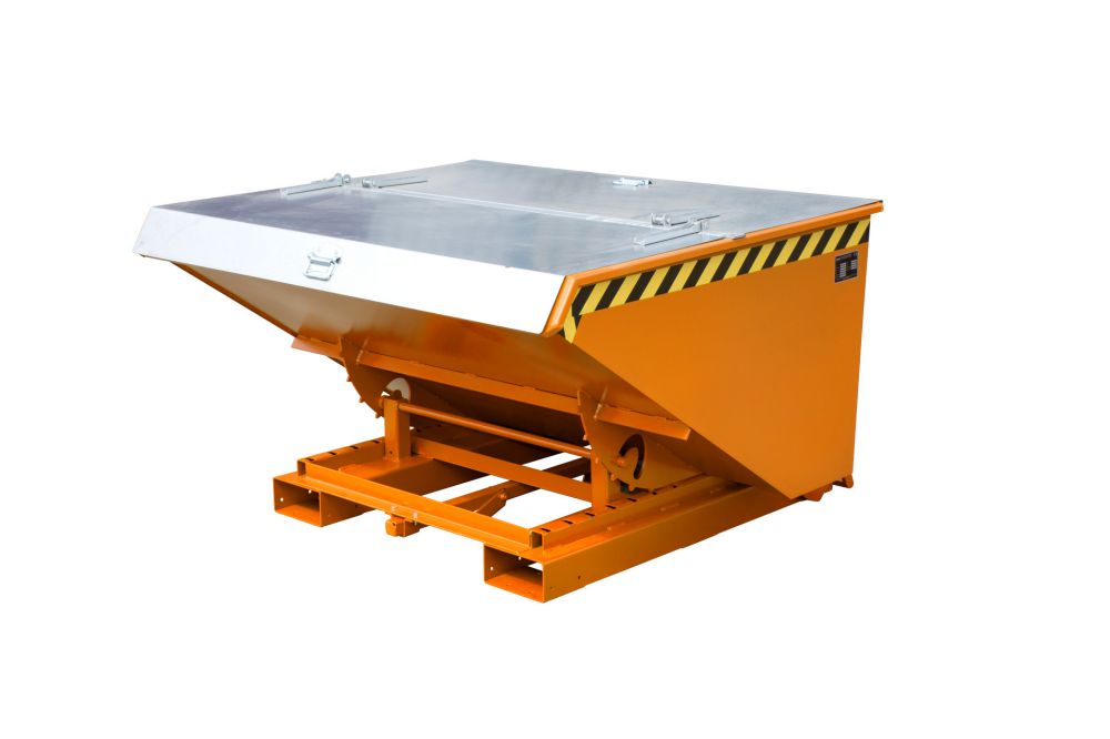 Produktbild Bauer Kippbehälter lackiert in der Farbe Gelborange4A 900 bild 3