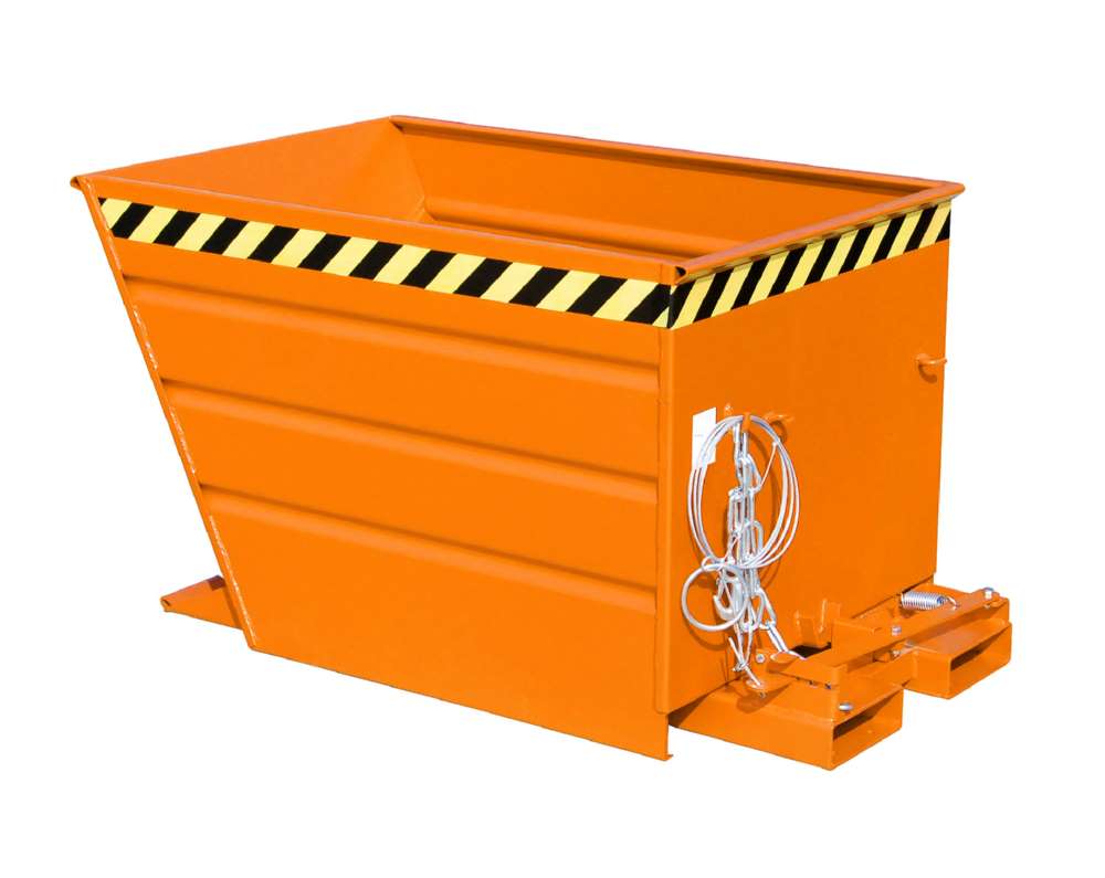 Produktbild Bauer Kippbehälter VG 550 lackiert in der Farbe Gelborange