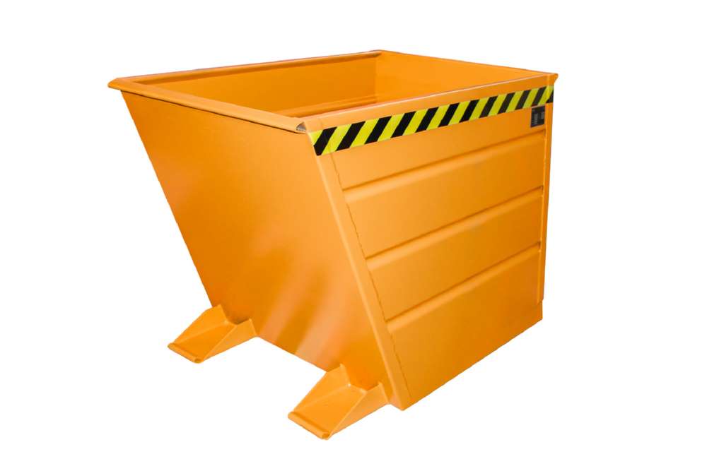 Produktbild Bauer Kippbehälter VG 700 lackiert in der Farbe Gelborange bild 2
