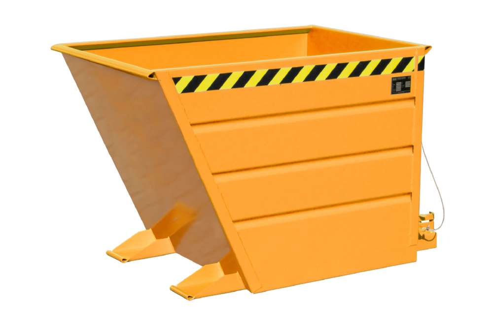 Produktbild Bauer Kippbehälter VG 700 lackiert in der Farbe Gelborange bild 3