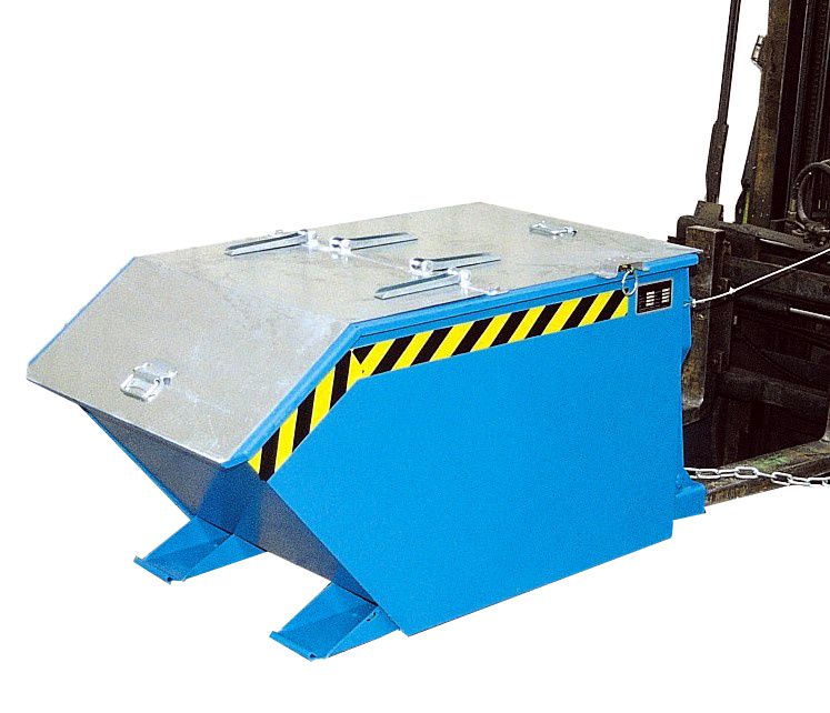 Produktbild Bauer Kippbehälter lackiert in der Farbe Lichtblau GU 500 bild 4