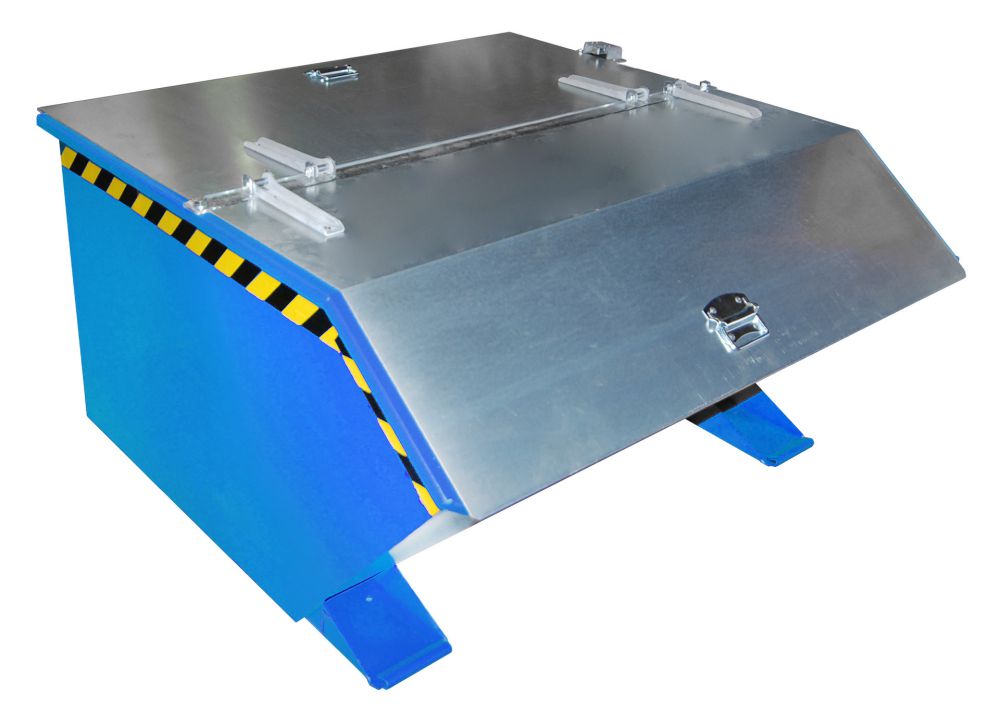 Produktbild Bauer Kippbehälte lackiert in der Farbe Lichtblau GU 750 bild 2