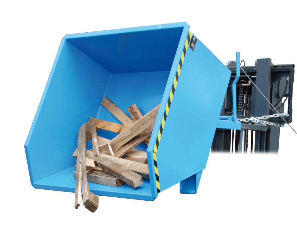 Produktbild Bauer Kippbehälter lackiert in der Farbe Lichtblau GU 1000 bild 3