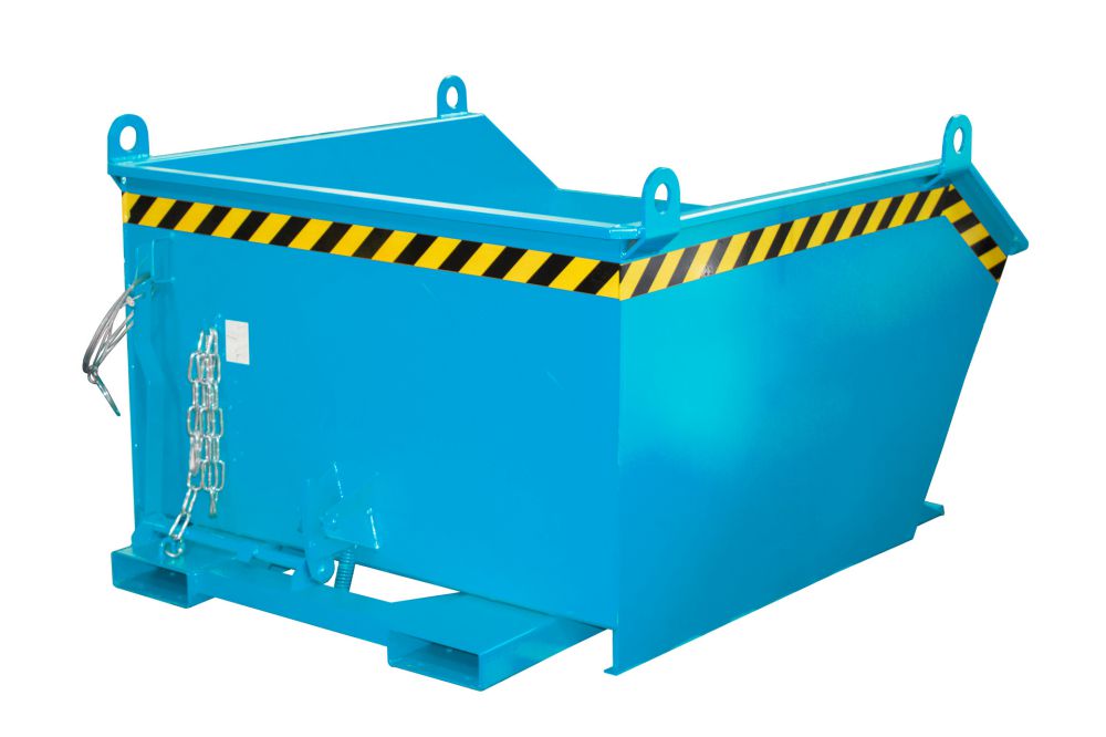 Produktbild Bauer Kippbehälter lackiert in der Farbe Lichtblau GU 1000 bild 5