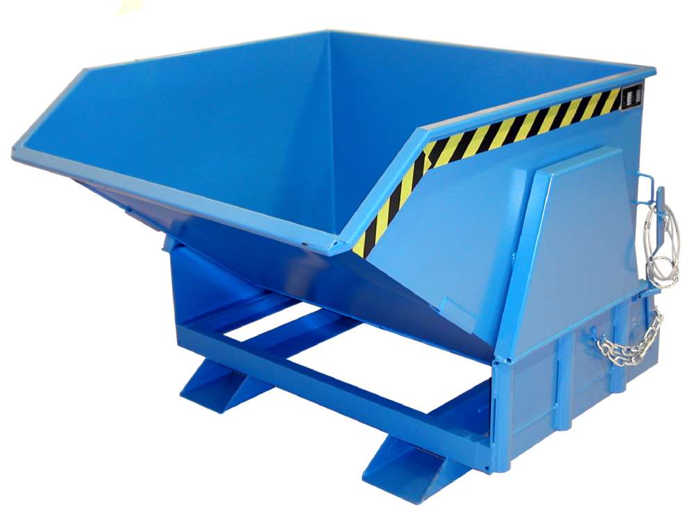 Produktbild Bauer Kippbehälter BK 100 lackiert in der Farbe Lichtblau