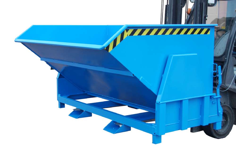 Produktbild Bauer Kippbehälter BK 200 lackiert in der Farbe Lichtblau bild 2