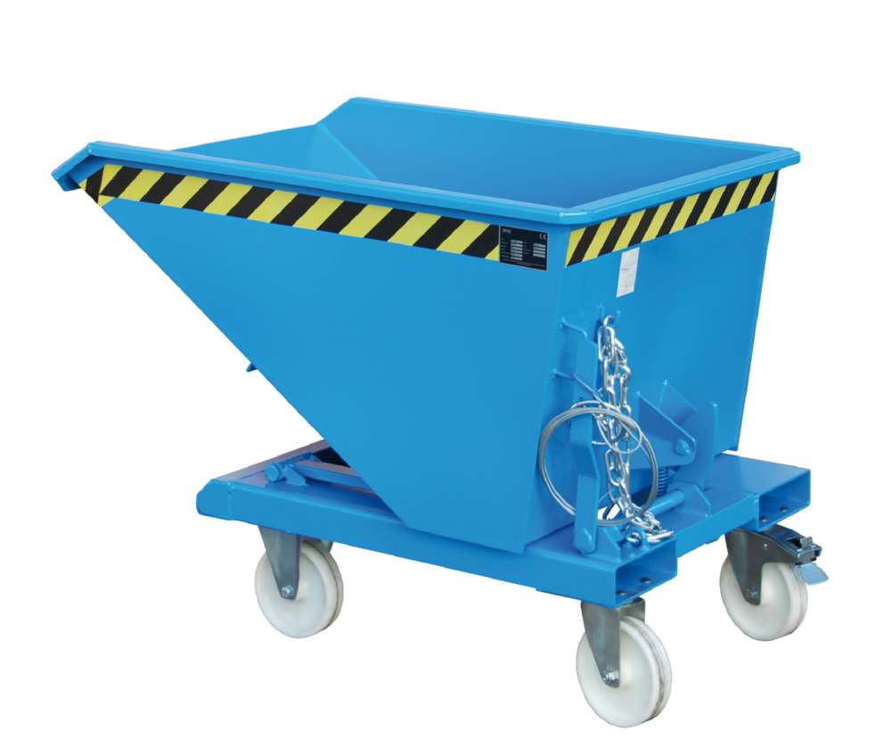 Produktbild Bauer Kippbehälter NK 30 lackiert in der Farbe Lichtblau bild 3