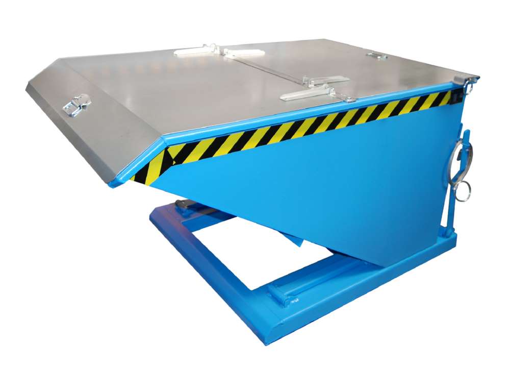 Produktbild Bauer Kippbehälter NK 75 lackiert in der Farbe Lichtblau bild 2