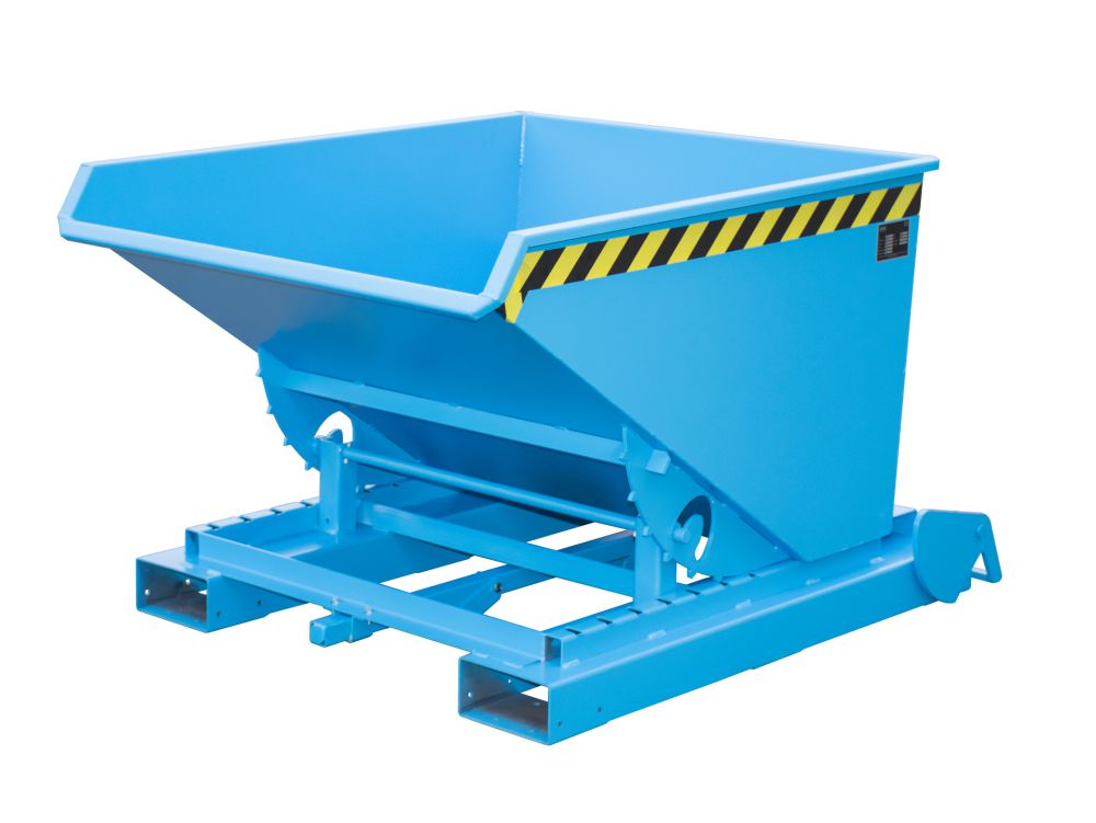 Produktbild Bauer Kippbehälter lackiert in der Farbe Lichtblau 4A 600