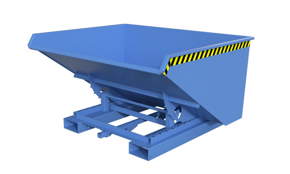 Produktbild Bauer Kippbehälter lackiert in der Farbe Lichtblau 4A 900