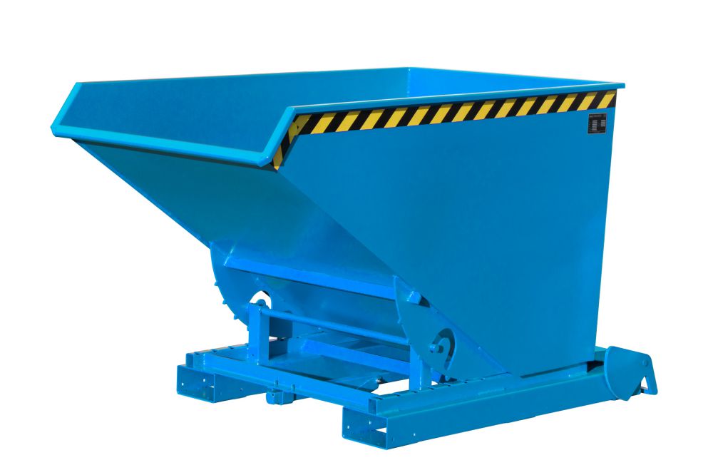 Produktbild Bauer Kippbehälter lackiert in der Farbe Lichtblau 4A 1200