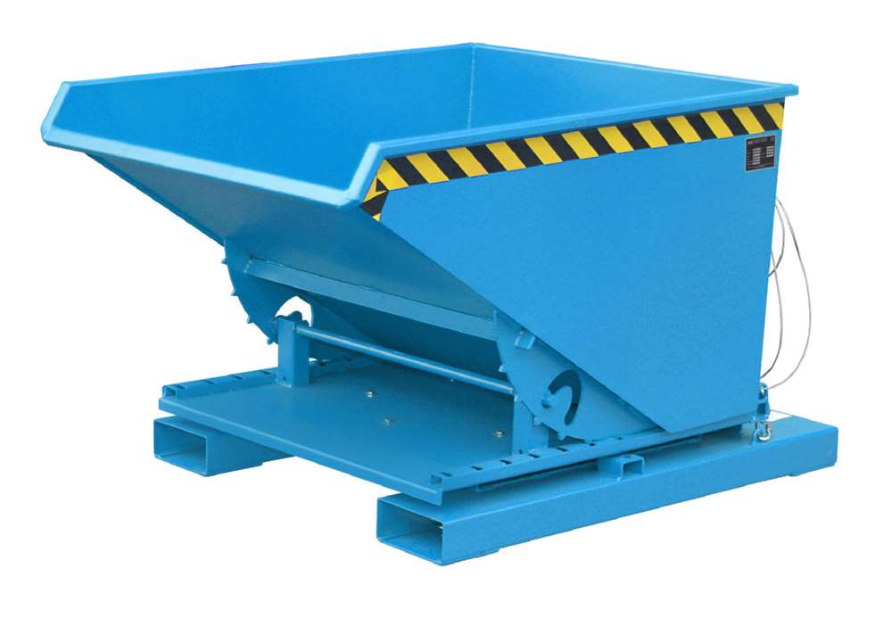 Produktbild Bauer Kippbehälter 3S 600 lackiert in der Farbe Lichtblau