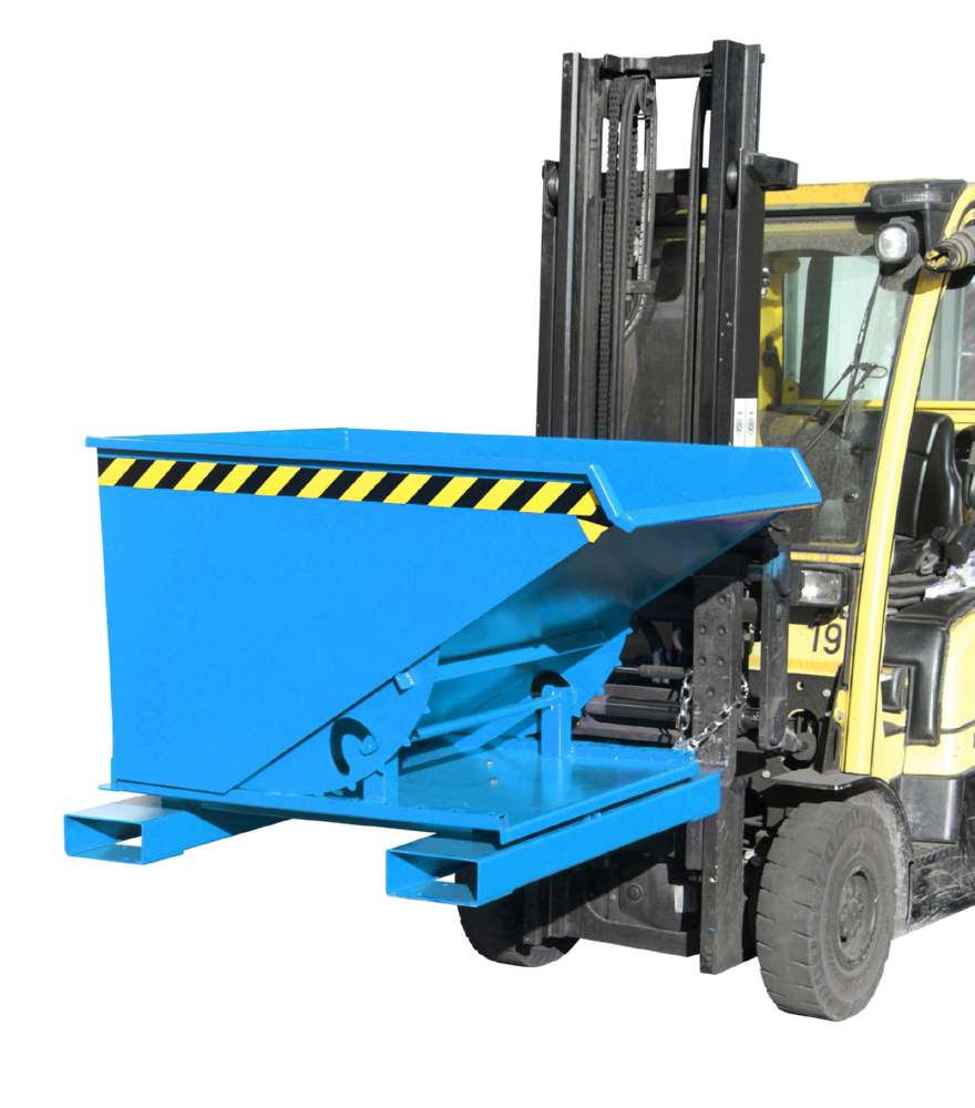 Produktbild Bauer Kippbehälter 3S 600 lackiert in der Farbe Lichtblau bild 2