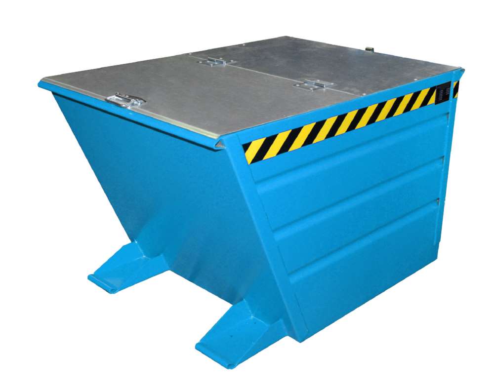 Produktbild Bauer Kippbehälter VG 550 lackiert in der Farbe Lichtblau bild 2