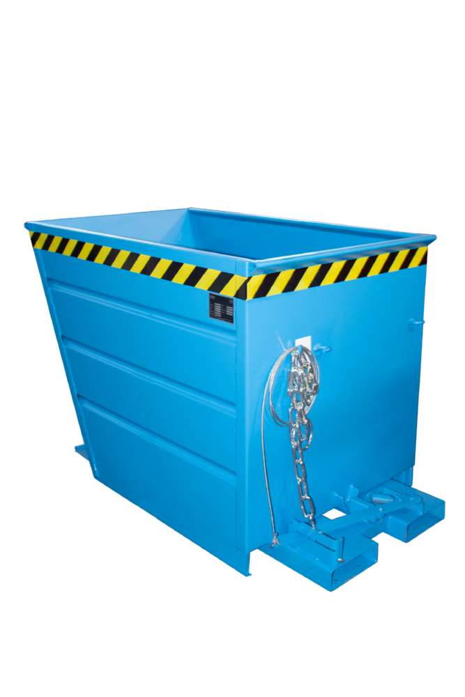 Produktbild Bauer Kippbehälter VG 700 lackiert in der Farbe Lichtblau