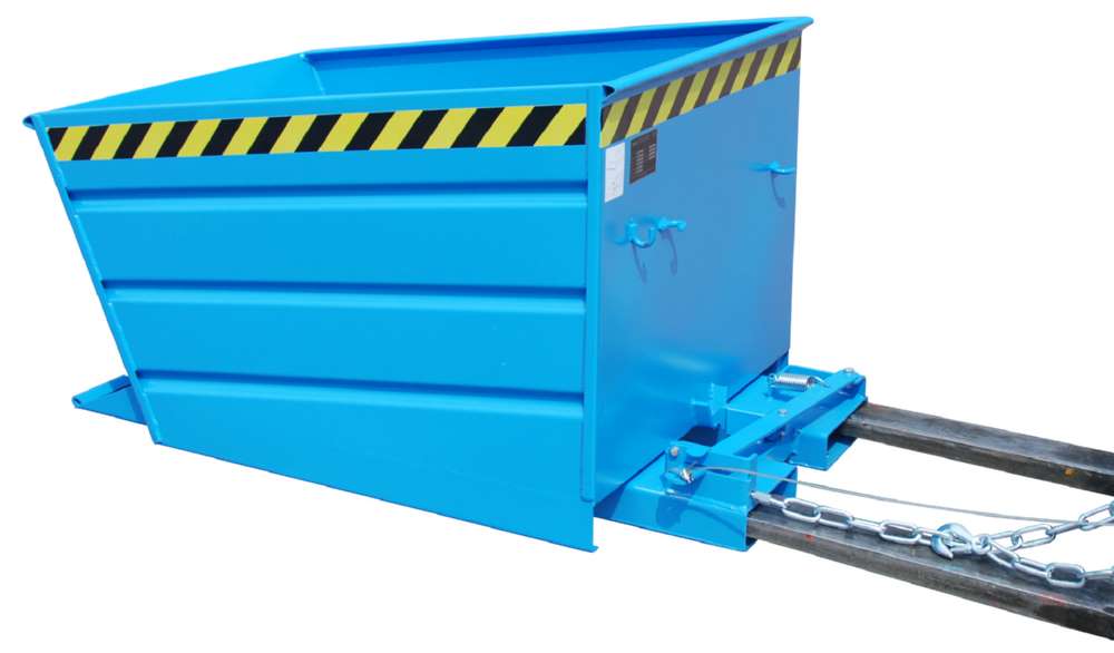 Produktbild Bauer Kippbehälter VD 500 lackiert in der Farbe Lichtblau bild 2