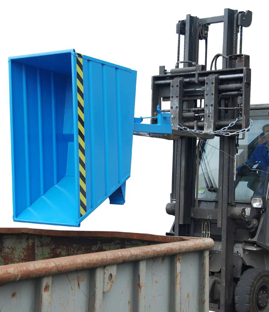 Produktbild Bauer Kippbehälter VD 500 lackiert in der Farbe Lichtblau bild 3