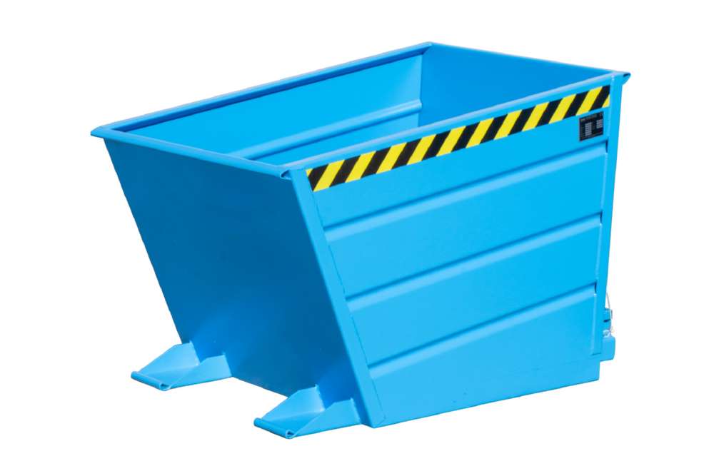 Produktbild Bauer Kippbehälter VD 650 lackiert in der Farbe Lichtblau