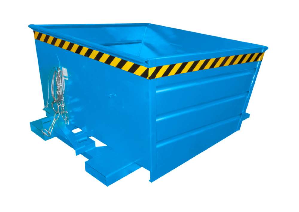 Produktbild Bauer Kippbehälter VD 800 lackiert in der Farbe Lichtblau