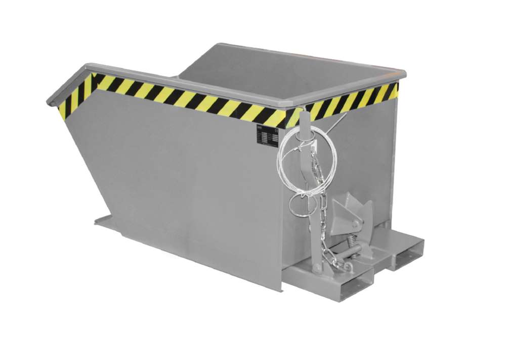 Produktbild Bauer Kippbehälter GU 500 lackiert in der Farbe Mausgrau