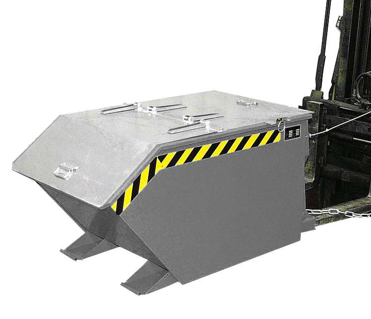 Produktbild Bauer Kippbehälter GU 500 lackiert in der Farbe Mausgrau bild 3