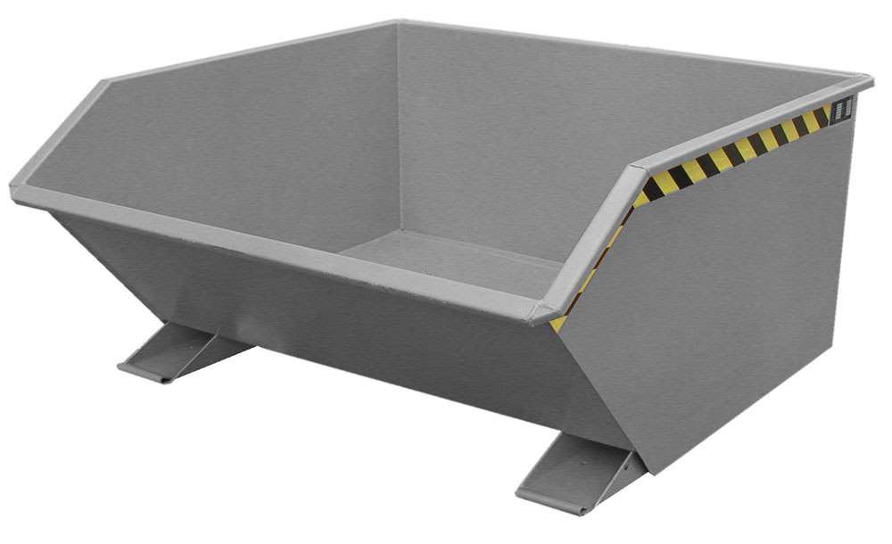 Produktbild Bauer Kippbehälter GU 750 lackiert in der Farbe Mausgrau