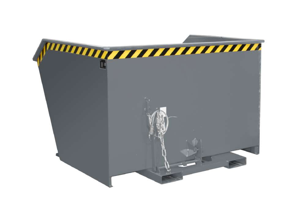 Produktbild Bauer Kippbehälter GU 2000 lackiert in der Farbe Mausgrau bild 2