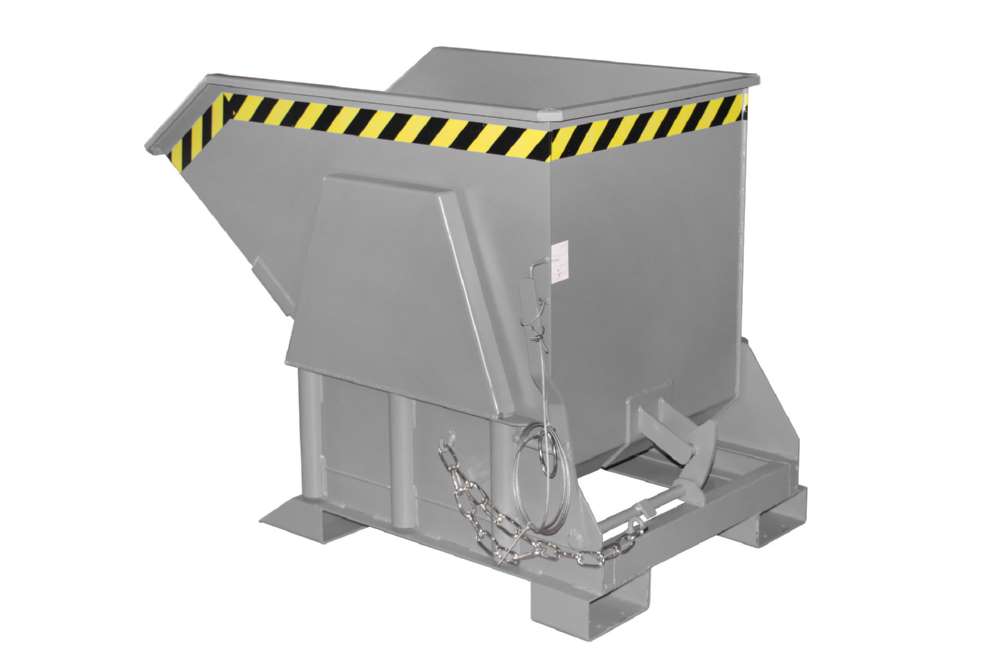 Produktbild Bauer Kippbehälter BK 50 lackiert in der Farbe Mausgrau bild 2