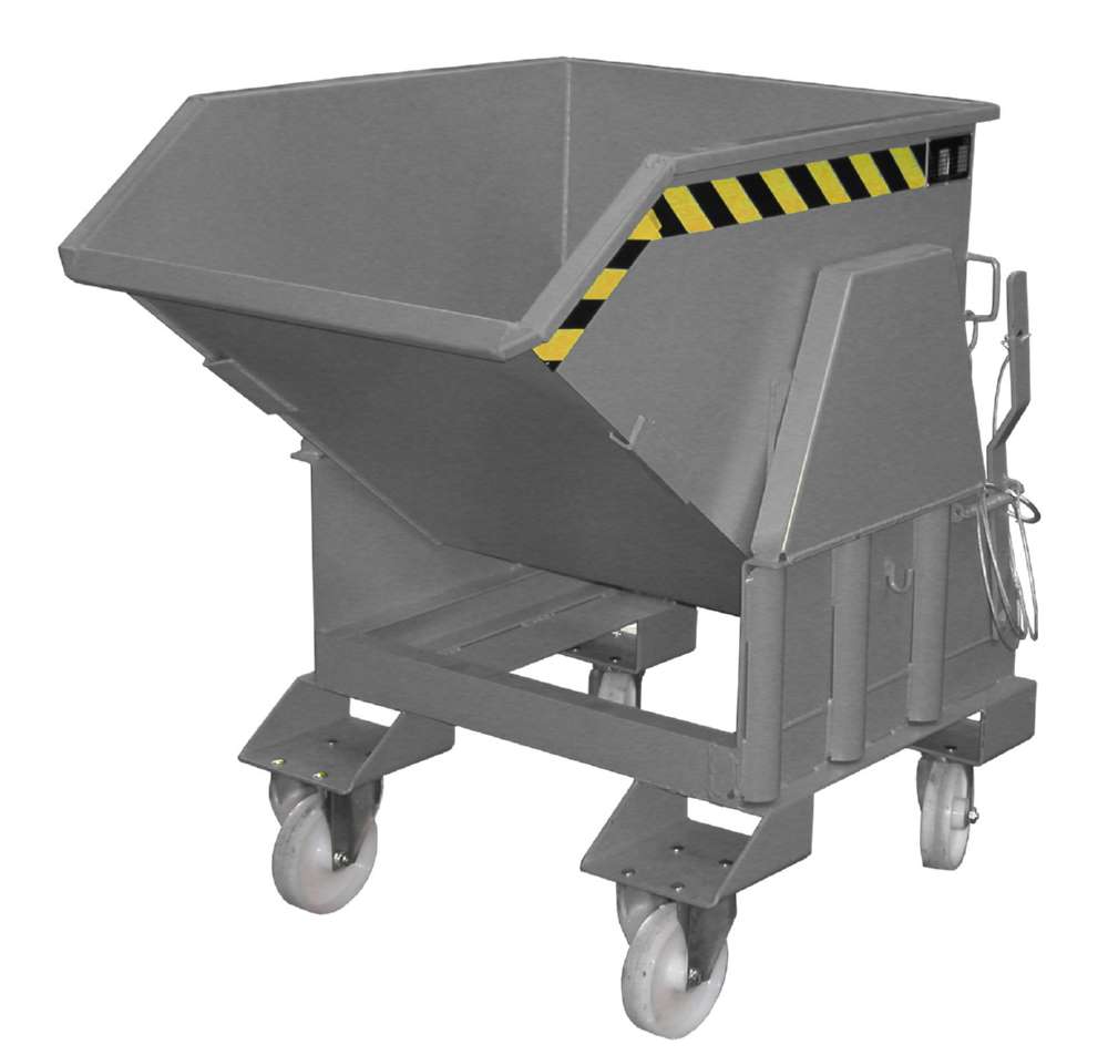 Produktbild Bauer Kippbehälter BK 50 lackiert in der Farbe Mausgrau bild 4