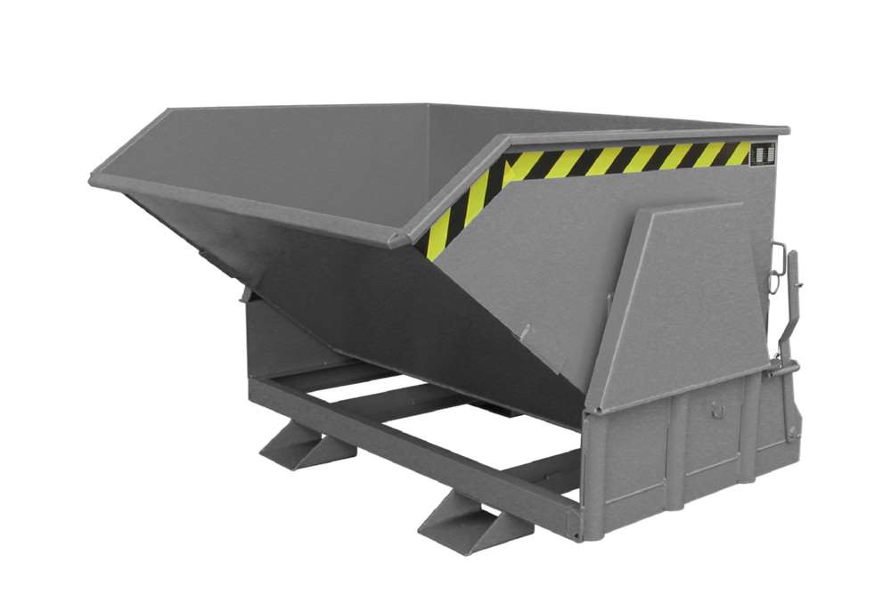 Produktbild Bauer Kippbehälter BK 80 lackiert in der Farbe Mausgrau
