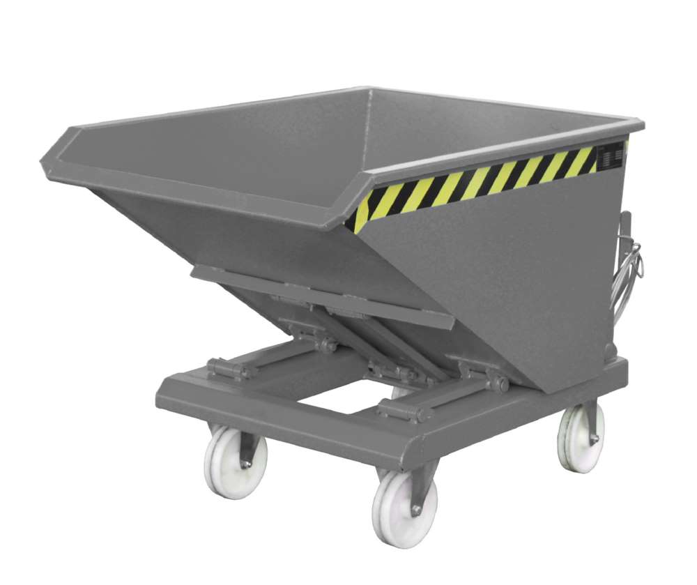 Produktbild Bauer Kippbehälter NK 30 lackiert in der Farbe Mausgrau bild 3