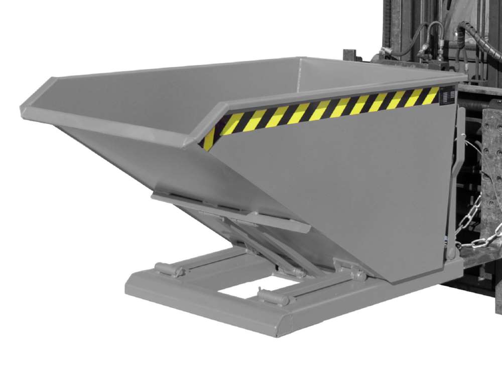 Produktbild Bauer Kippbehälter NK 50 lackiert in der Farbe Mausgrau