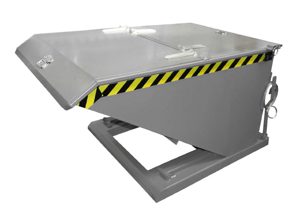 Produktbild Bauer Kippbehälter NK 75 lackiert in der Farbe Mausgrau bild 2