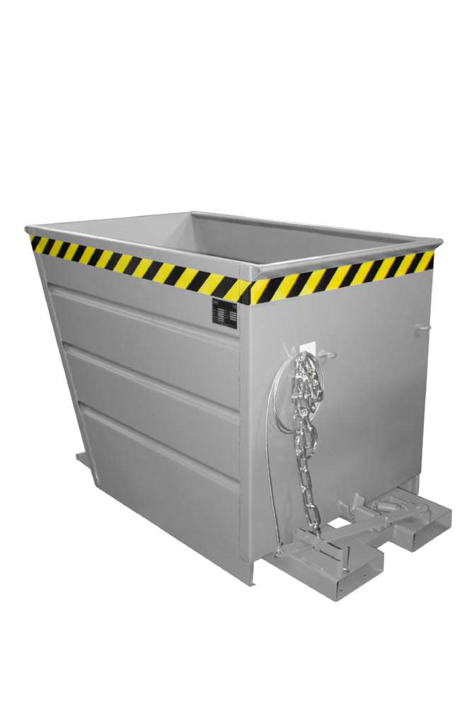 Produktbild Bauer Kippbehälter VG 700 lackiert in der Farbe Mausgrau bild 1