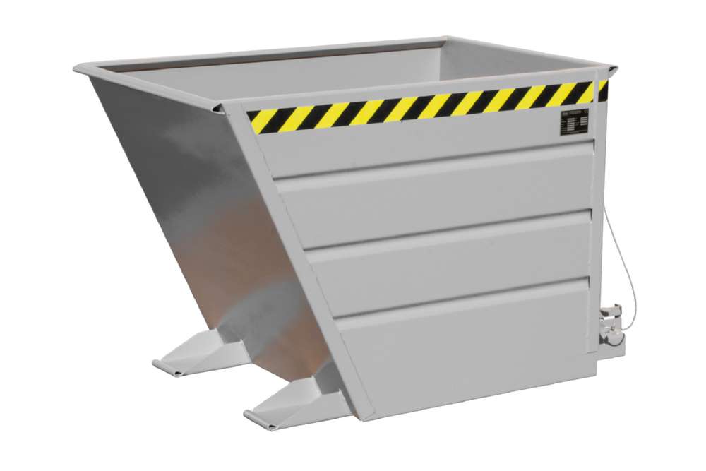 Produktbild Bauer Kippbehälter VG 700 lackiert in der Farbe Mausgrau bild 3