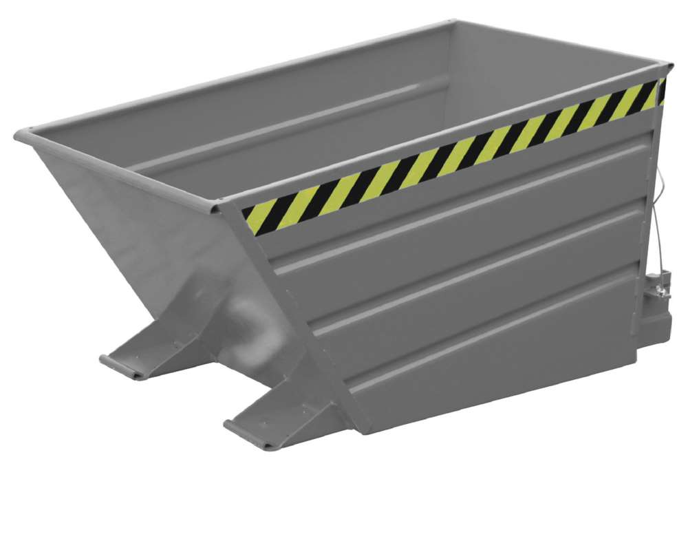Produktbild Bauer Kippbehälter VD 500 lackiert in der Farbe Mausgrau