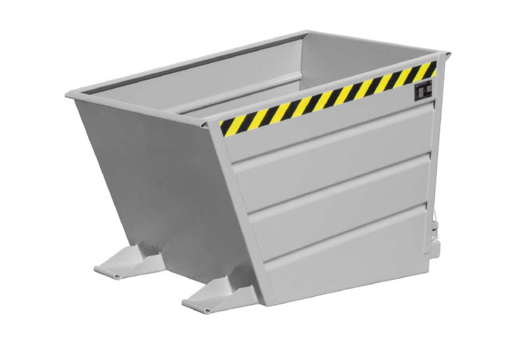 Produktbild Bauer Kippbehälter VD 650 lackiert in der Farbe Mausgrau