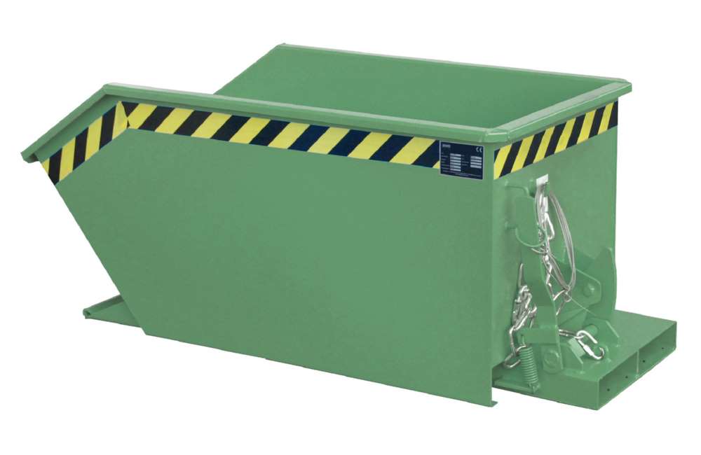 Produktbild Bauer Kippbehälter GU 300 lackiert in der Farbe Resedagrün