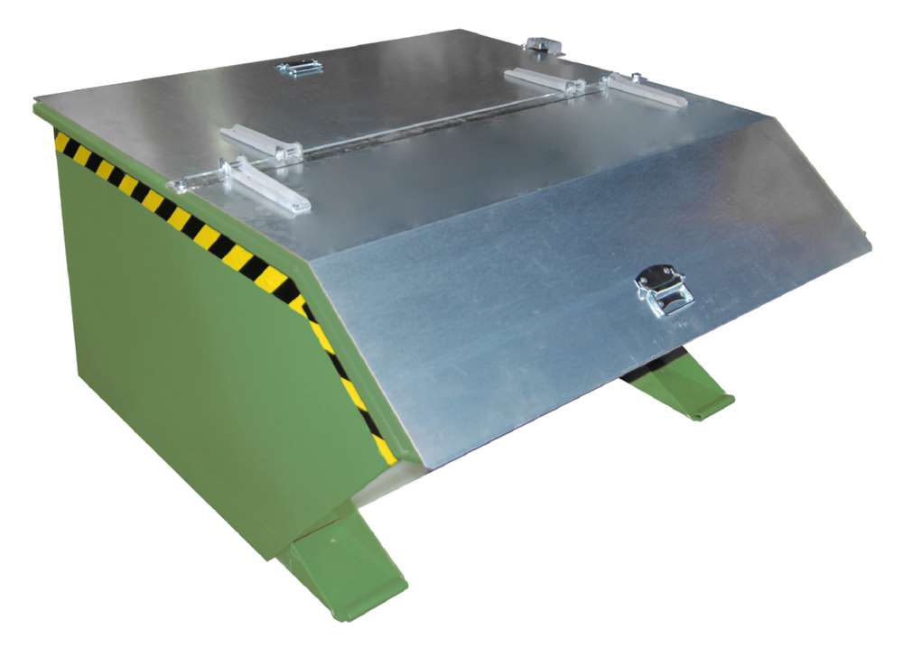 Produktbild Bauer Kippbehälter GU 750 lackiert in der Farbe Resedagrün bild 2