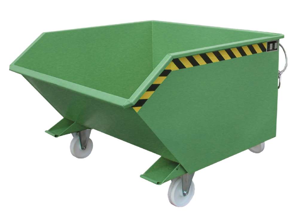 Produktbild Bauer Kippbehälter GU 750 lackiert in der Farbe Resedagrün bild 3