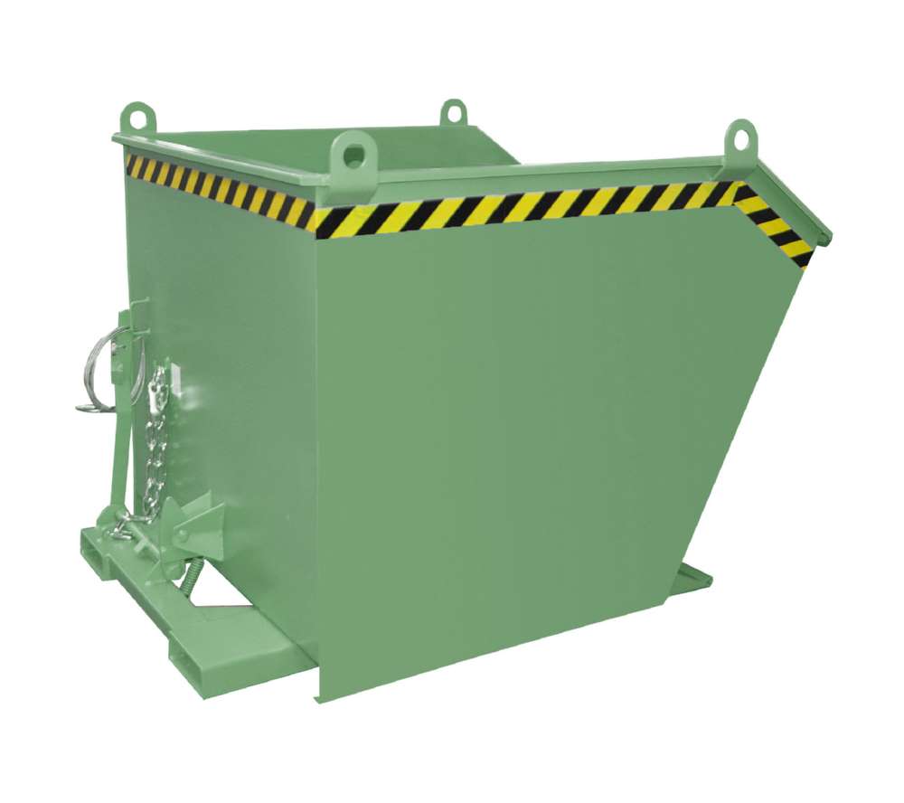 Produktbild Bauer Kippbehälter GU 1500 lackiert in der Farbe Resedagrün bild 4