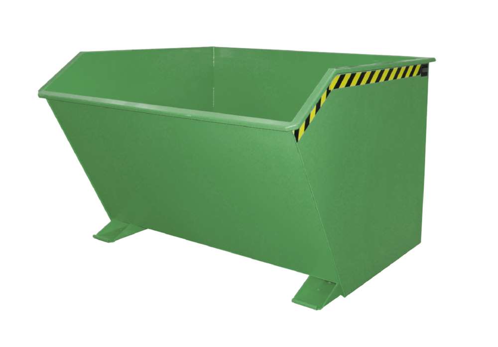 Produktbild Bauer Kippbehälter GU 2000 lackiert in der Farbe Resedagrün