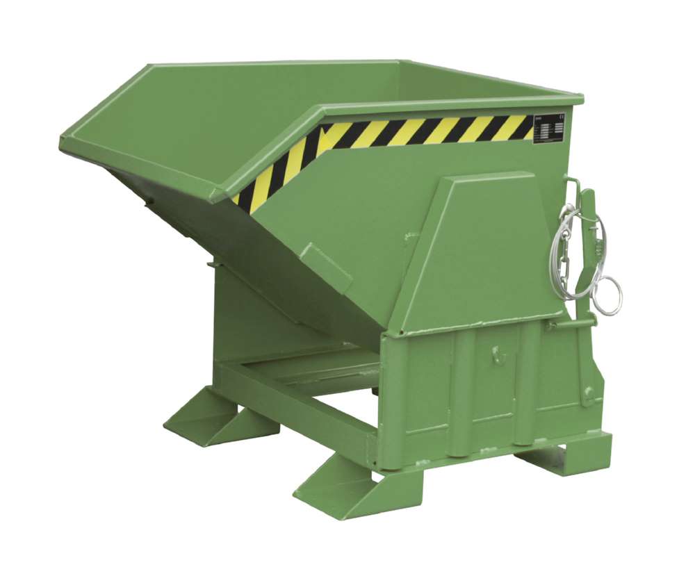 Produktbild Bauer Kippbehälter BK 30 lackiert in der Farbe Resedagrün