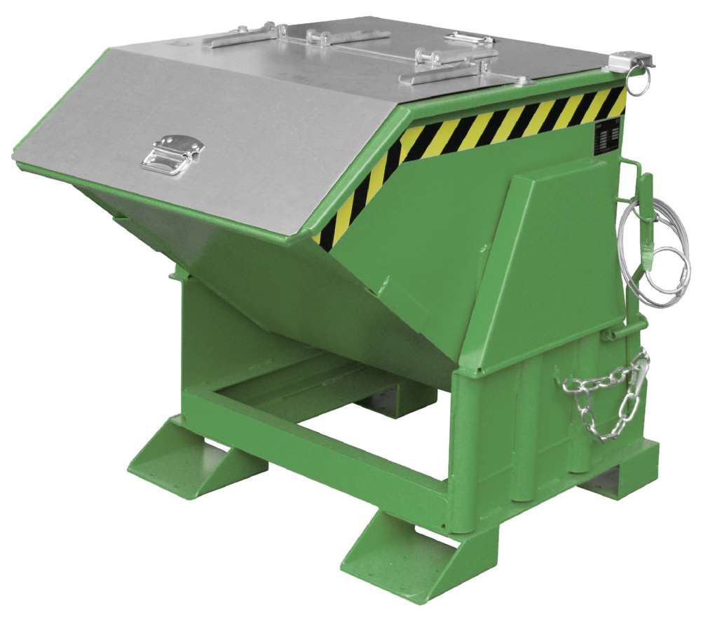 Produktbild Bauer Kippbehälter BK 50 lackiert in der Farbe Resedagrün bild 3