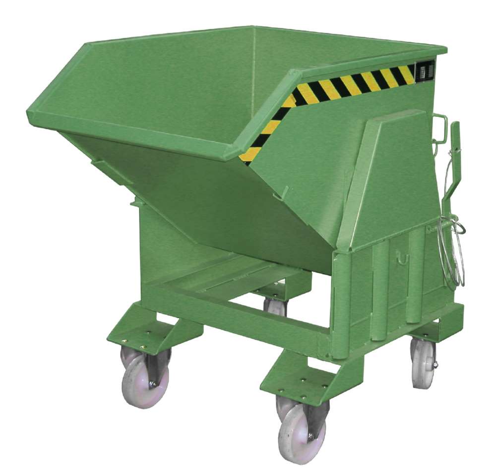 Produktbild Bauer Kippbehälter BK 50 lackiert in der Farbe Resedagrün bild 4