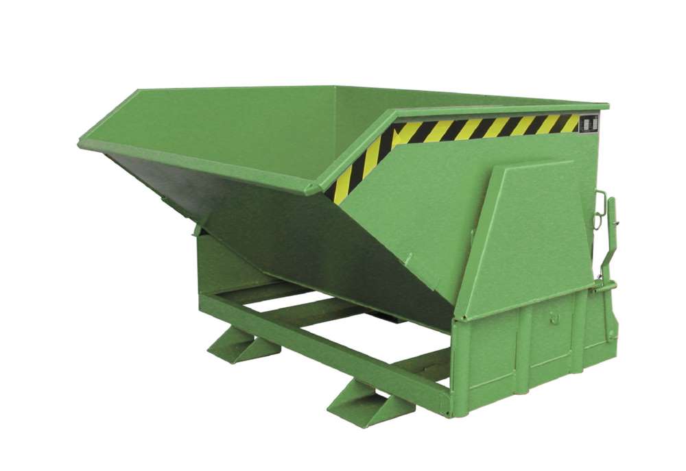 Produktbild Bauer Kippbehälter BK 80 lackiert in der Farbe Resedagrün