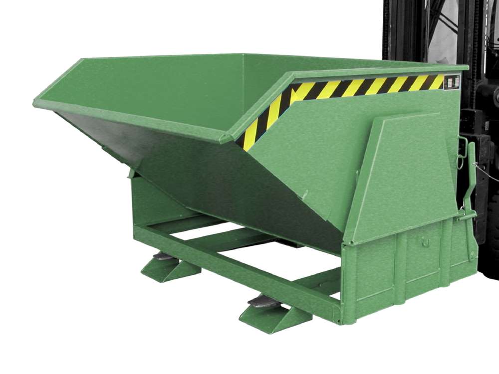 Produktbild Bauer Kippbehälter BK 120 lackiert in der Farben Resedagrün