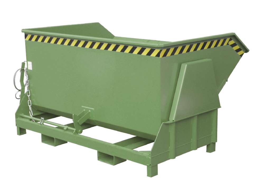 Produktbild Bauer Kippbehälter BK 150 lackiert in der Farbe Resedagrün bild 2